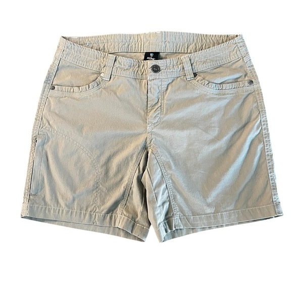 Kuhl Tan Cargo Shorts Versatile Summer Essential Women’s Size 10 - Picture 1 of 11